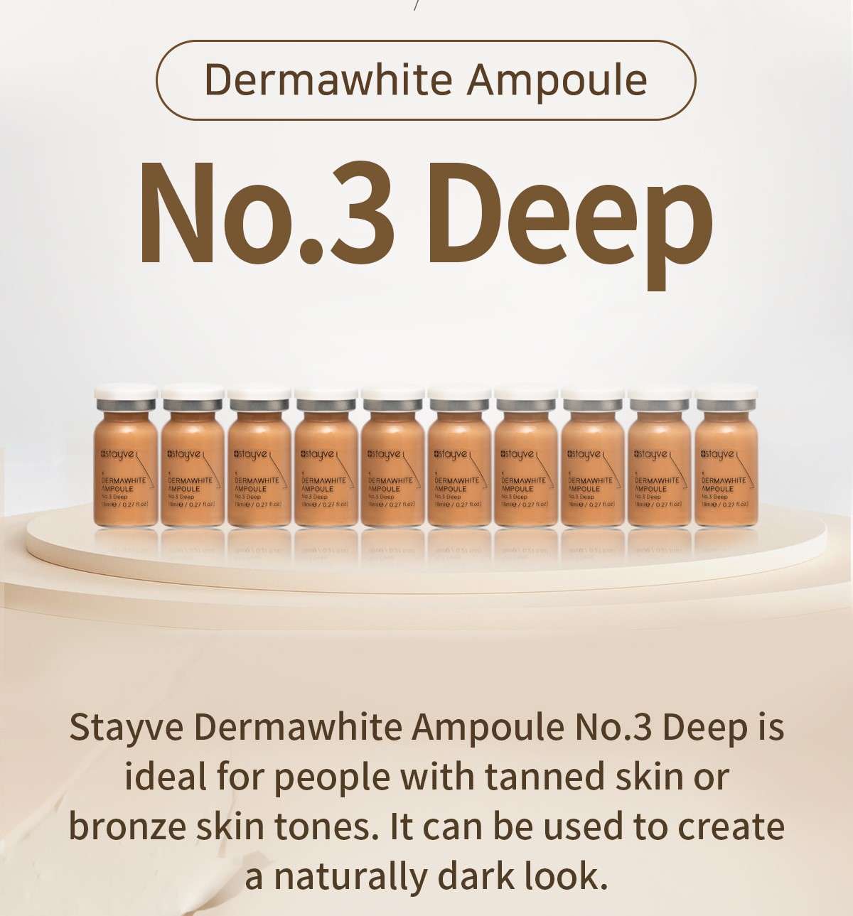 BB Glow Stayve Dermawhite No.3 Deep